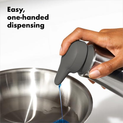OXO Good Grips Stainless Steel Countertop Soap Dispenser - color: Stainless Steel, style: Soap Dispenser