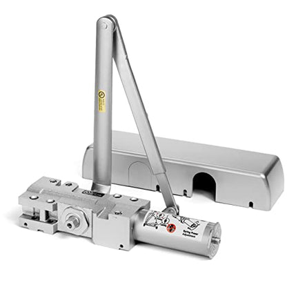 Dynasty 4401 Series Door Closer, Sprayed Aluminum, Spring 1-6, ADA - style: Sprayed Aluminum