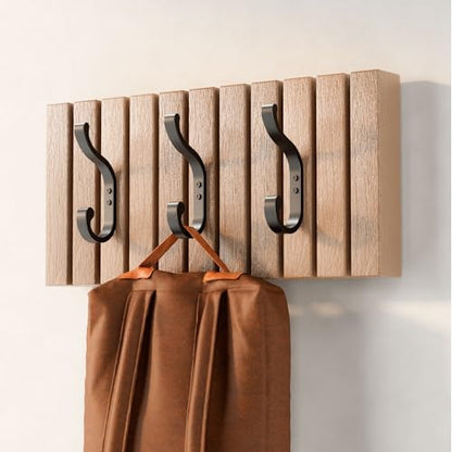 Coat Hooks Wall Mount,Heavy Duty Wall Hooks for Backpack,Towel,Black 4 Pack - color: Black, size: 4 Pack