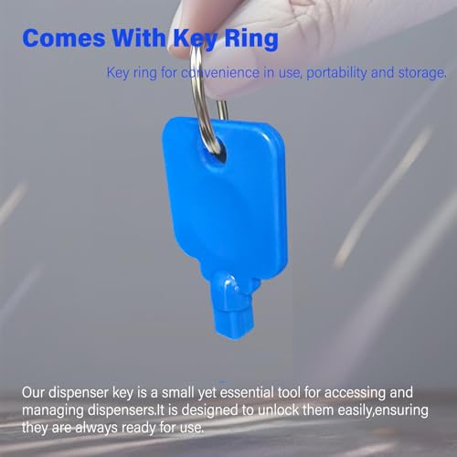 Paper Towel Dispenser Key Replacement for Cintas Dispensers, 2-Pack