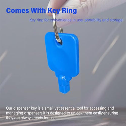 Paper Towel Dispenser Key Replacement for Cintas Dispensers, 2-Pack