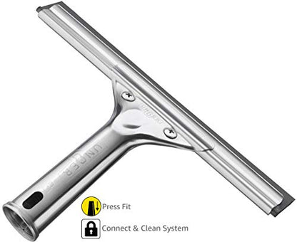 Unger Professional 8” Stainless Steel Window & Glass Cleaning_Squeegee - Cleaning Supplies, Heavy Duty Squeegee for Window Cleaning, Streak Free Results (Pack of 10) - size: 8-inch (Pack of 10), style: Squeegee