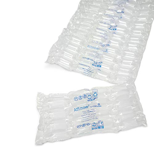 Cushion M Inflatable Packaging Air Film for 16" x 1150' Airmove2 by Storopack, Pack of 2 rolls – Moisture Resistant Air Pillow – Space-Saving Alternative to Packing Peanuts – Durable Packing Air Bags - size: Pack of 2 rolls