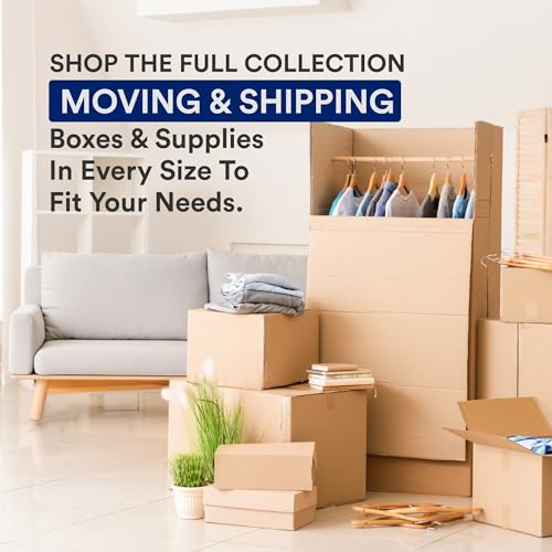 BOX USA Heavy Duty Moving Boxes 18"L x 18"W x 24"H (6-Pack) Large - Corrugated Cardboard Box for Shipping, Mailing, Packing, Packaging and Storage - size: Heavy Duty 6-Pk 18x18x24"