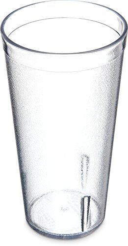 Carlisle FoodService Products Plastic Tumblers, 20 Oz, Clear, 24 Pack