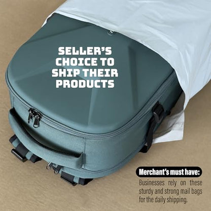 Poly Mailers 19x24 Inch - 100 Pack - Large Shipping Bags for Clothing & Packages, Strong Adhesive Sealing Mailing Envelopes for Small Business, White - size: 19x24" 100 Pack (White)