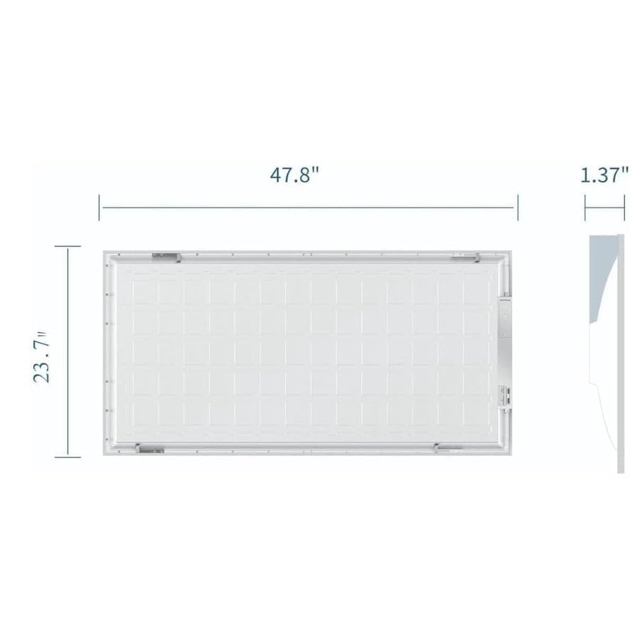 2x4 FT LED Light Flat Panel, 78W High Brightness 9750lumens 6500K, Dimmable (0-10V) Recessed Drop Ceiling Lights, Lay in Fixture for Office Shop Commercial Warehouse Fixture, 120-277V, ETL 6PACK