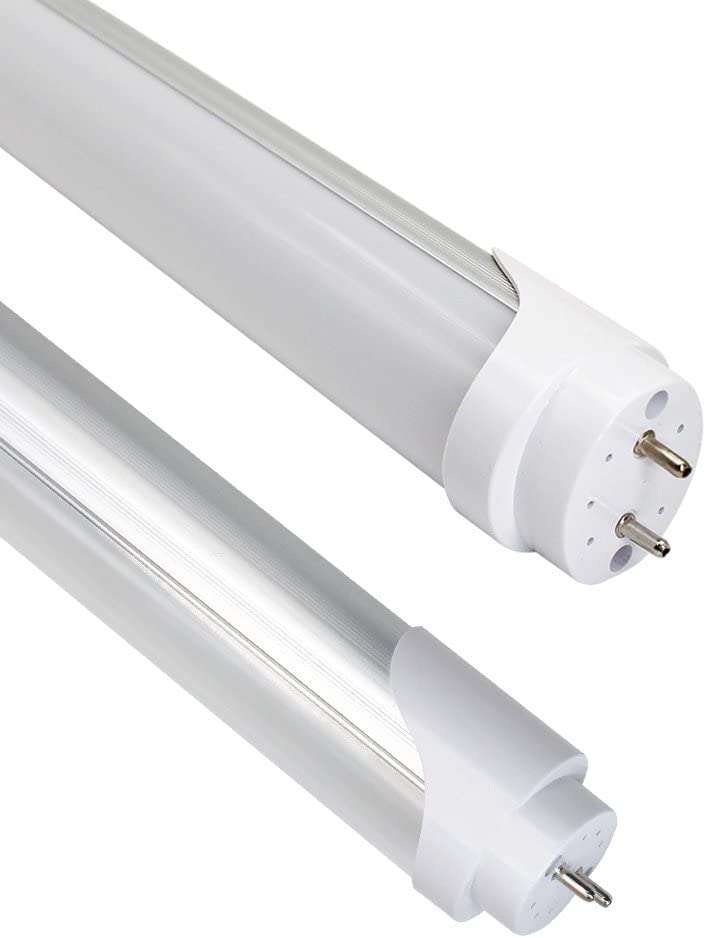 LightingWill LED T8 Light Tube 4FT, Warm White 3000K-3500K, Dual-End Powered Ballast Bypass, 2000Lumen 18W (40W Equivalent Fluorescent Replacement), Frosted Cover, AC85-265V Lighting Fixture, 1Pack - color: Warm White, size: 4FT-1 Pack