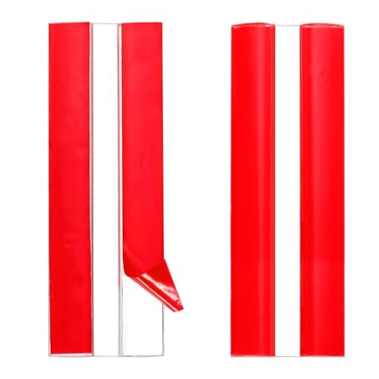 uxcell 2pcs Acrylic Flexible Hinges 100x35mm Invisible Living Hinge 360° - size: 100x35mm