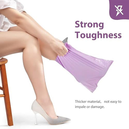 Fuxury Poly Mailers 10x13" 500 pcs, Shipping Bags Bulk for Clothes,Purple - color: Light Purple, size: 10x13" 500pcs