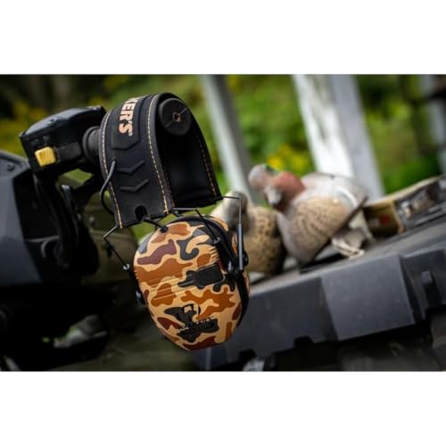 Walker's Razor Slim Electronic Muff - color: Frog Camo Khaki, size: One Size