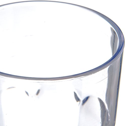 Carlisle FoodService Products Louis Tall Tumbler for Restaurants, Catering, Kitchens, Plastic, 22 Ounces, Clear, (Pack of 24) - size: 22 Ounces, style: 24 Pack