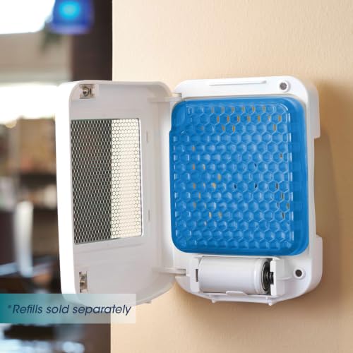 Fresh Products ourfresh 2 Air Freshener Replace Metered Aerosol with Dry Fragrance 30 Day Use Medium Sized Spaces Light Activated Battery Operated Refill Reminder White Dispenser 1 pk