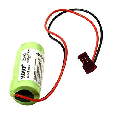 HQRP 5-Pack Emergency Exit Light Battery Compatible with Lithonia ELB1P201NB ELB1P201N2 ELB1P2901N ELB1P201N ANIC1493 Lithonia 1009S00-MZ ELB0320 Grainger 4WT20 OSA212 NIC1169 EBE-33 NiCad 1200mAh
