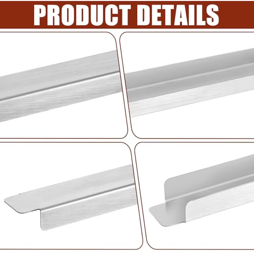 Booson 8 Pcs 12 Inch Stainless Steel Adapter Bar Pan Steam Table Divider - size: 12 inch