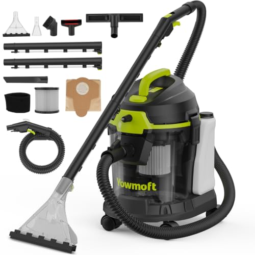 4 Gal Carpet Extractor, 5.5 HP Wet Dry Vacuum(YDWM4-S)