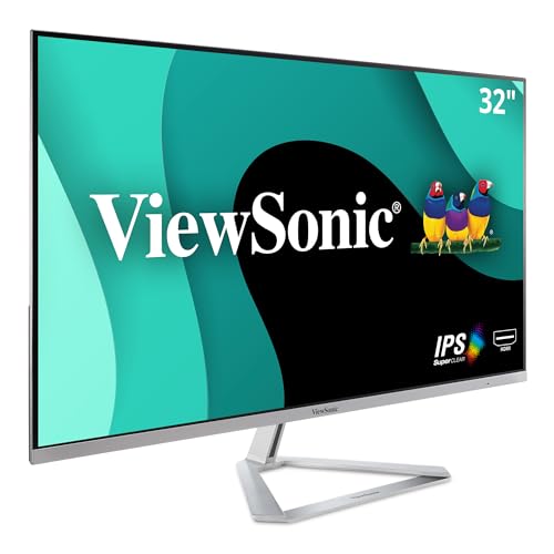 ViewSonic VX3276-MHD 32 Inch 1080p Widescreen IPS Monitor, HDMI, PC Display - style: 32-Inch 1080p