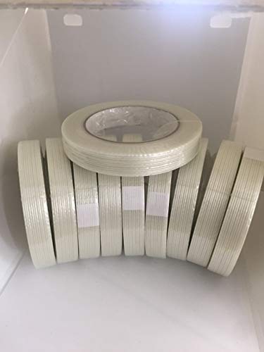 FIL-795 Filament Reinforced Strapping Tapes (3/4" X 60YD (55M) Pack of 2 Rolls) - size: 3/4" X 60YD (55M) PACK OF 2 ROLLS