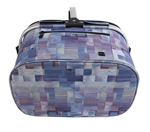 ALLCAMP Picnic Basket, 22L Insulated Cooler Foldable, Thick, Purple - color: Purple Pattern, size: Medium