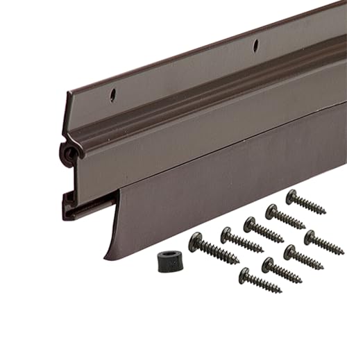 MD Building Flex-O-Matic Screw-On Door Sweep, Bronze, 36in - color: Bronze