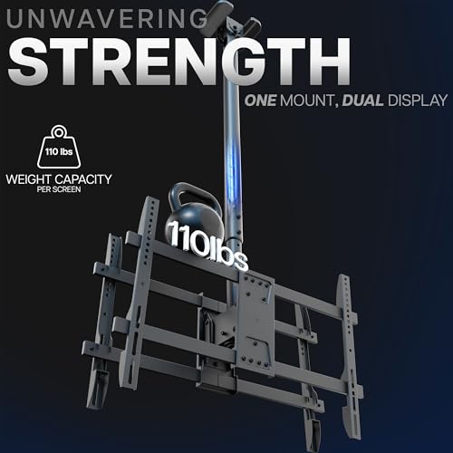 VIVO Back-to-Back Dual TV Ceiling Mount, 43-86 inch Screens, MOUNT-VC286-5 - size: Dual Mount