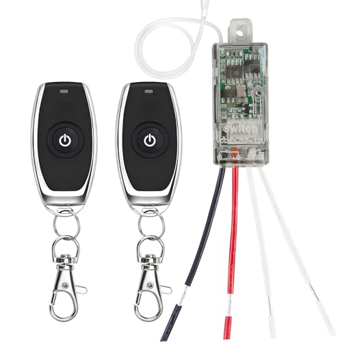 12V Wireless Switch,Dry Contact Remote Switch,with 2A Relay. - size: Dry Contact 12V 2A Remote Switch