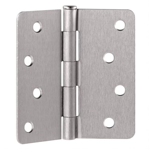 Design House Interior Door Hinge, 4", Satin Nickel - color: Satin Nickel