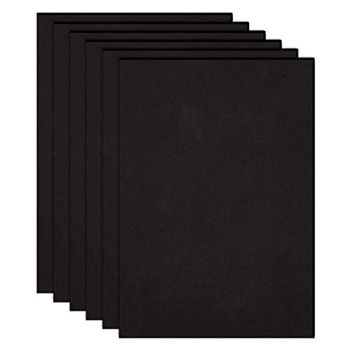 BENECREAT 10PCS 2mm Thick Self-Adhesive Foam Sheet 8.3x11.8" Insulation Foam for Halloween Decor, Containers and Furniture Protection, Black - color: Black, size: 2mm