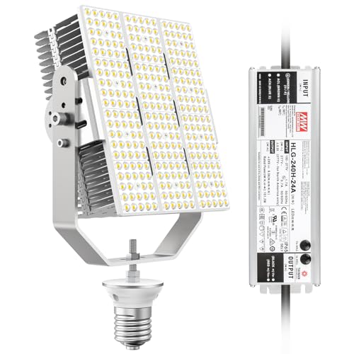 LED Shoebox Retrofit Kit 240W 34800LM E39 Mogul Base ETL Listed 5000K LED Retrofit Light for Parking Lot Lights Tennis Court LED Module AC100-277V