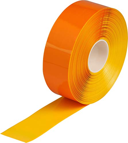 Brady ToughStripe Max Thick Floor Marking Tape - Rugged Facility Floor Marking Tape - 3 in. Width, 100 ft. Length - Yellow