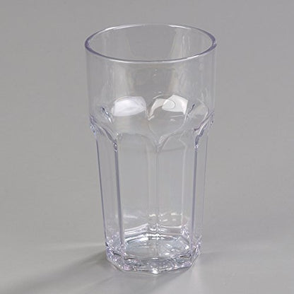 Carlisle FoodService Products Louis Tall Tumbler for Restaurants, Catering, Kitchens, Plastic, 20 Ounces, Clear, (Pack of 24) - size: 20 Ounces, style: 24 Pack