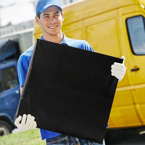 Metronic Poly Mailers 24x24 600PC Extra Large Shipping Bags for Business - color: Black, size: 24x24 600PC