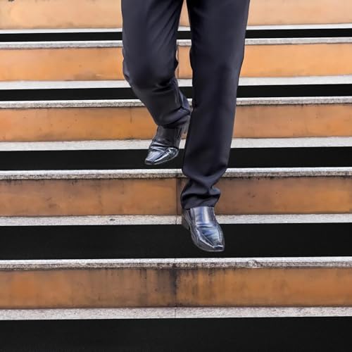 8" Anti Slip Tape, Black Non Slip Ramp for Outdoor 8Inch x 60FT Non Skid Tape, Best Grip Non Slip Strips Tape High Traction Friction Abrasive Adhesive for Stairs Step - size: 8 IN X 60 FT