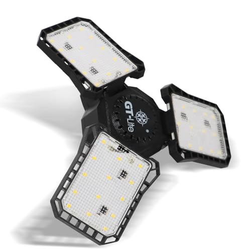 GT-Lite 3000 Lumen LED Garage Light, 300Watt Equivalent - color: 3000 Lumen