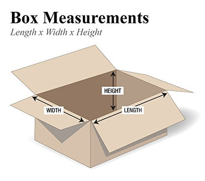 PARTNERS BRAND 26x26x12 Corrugated Boxes, Large, 26L x 26W x 12H, Pack of 10 | Shipping, Packaging, Moving, Storage Box for Home or Business, Strong Wholesale Bulk Boxes