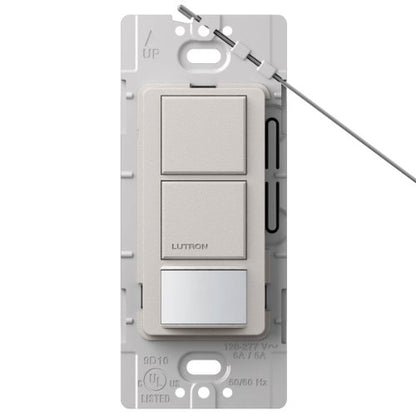 Lutron MS-OPS6-DDV-TP Maestro 6-Amp Single Pole Dual Circuit Occupancy Sensing Switch, Taupe - color: Taupe