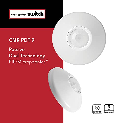 SensorSwitch PDT Standard Range Ceiling Motion Sensor and Occupancy Sensor - size: Standard Range, style: PDT / Relay Included