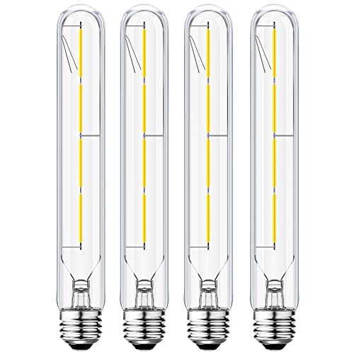 T10 Tubular Bulbs 40 Watt E26 Dimmable Led Light Bulbs 4000K Daylight - color: 8.9 Inch-4000k Daylight-4w(clear Glass)