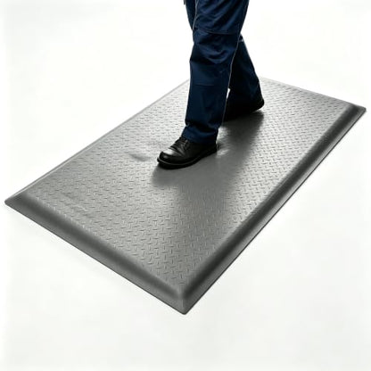 Anti Fatigue Mat 3x7 Ft 15/16" Thick Soft Sponge Ergonomic Mat - size: 84"L x 36.2"W x 0.9"Th