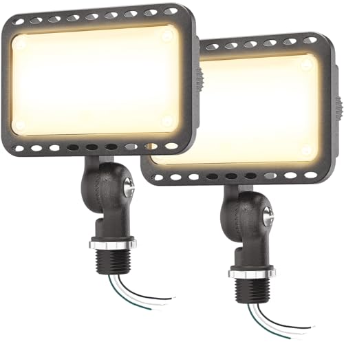 CINOTON 20W 2800LM LED Flood Lights Outdoor, 3000K, UL Listed, 2 Pack - size: 2 Pack, style: 20W-3000K