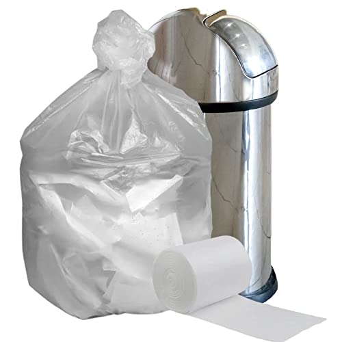 Plasticplace 40-45 Gallon Trash Bags │12 Microns │ Clear High Density Garbage Can Liners │ 40" x 48" (250 Count) - color: Clear, size: 1 Count (Pack of 250)