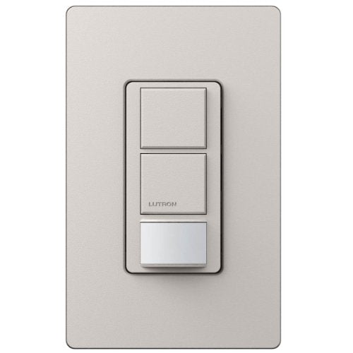 Lutron MS-OPS6-DDV-TP Maestro 6-Amp Single Pole Dual Circuit Occupancy Sensing Switch, Taupe - color: Taupe
