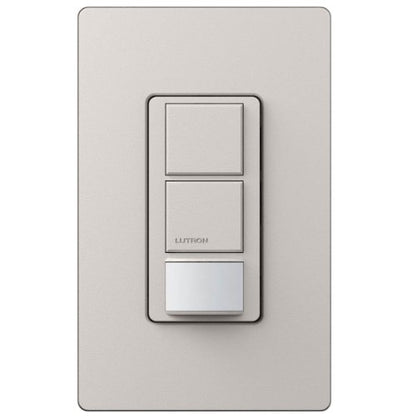 Lutron MS-OPS6-DDV-TP Maestro 6-Amp Single Pole Dual Circuit Occupancy Sensing Switch, Taupe - color: Taupe