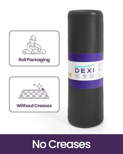 DEXI Anti Fatigue Kitchen Floor Mat Cushioned Standing Runner 70x20, Black - color: Black, size: 70"L x 20"W x 0.7"Th