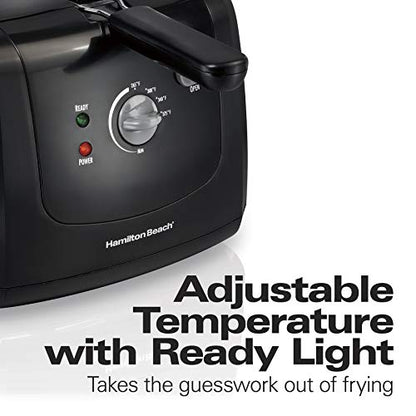 Hamilton Beach Cool Touch Electric Deep Fryer with Basket For Home Use - style: Fryer