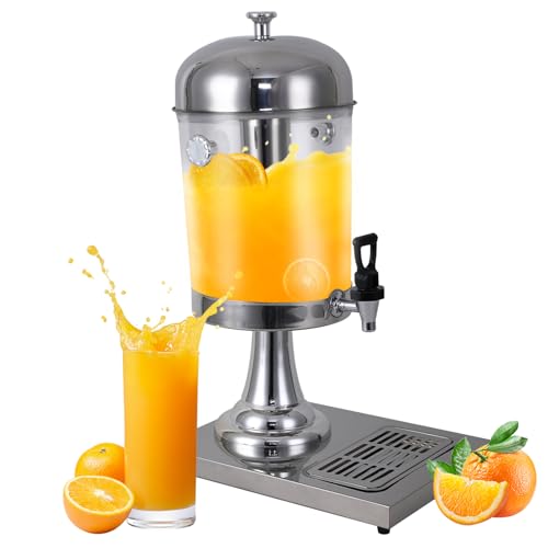 2.2Gallon Beverage Dispenser, Stainless Steel Drink Dispensers for Parties - size: 2.2Gallons