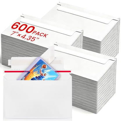600 Pack Rigid Mailers, 7"x4.35" Premium Trading Card Shipping Envelopes - size: 600 Pack