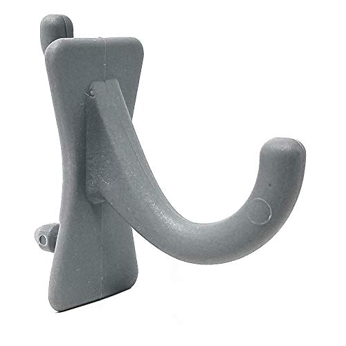 PegPro® J Hooks Kit for Standard “Wood Fiber” pegboard – Durable Plastic Pegboard Hooks - for Garage, Kitchen, Craft Room, and More (J Hook - 24 Pack, Gray) - color: Gray, size: J Hook - 24 Count