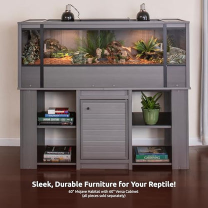 New Age Pet® ECOFLEX® 60" Mojave Reptile Enclosure, X-Large, Grey - color: Grey, size: Extra Large