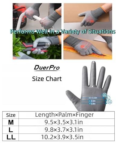 Cut-Resistant Gloves ASNI A5 Safety Work Glove - size: X-Large